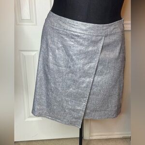 Eileen Fisher Wrap Metallic Glimmer Skirt-XL
